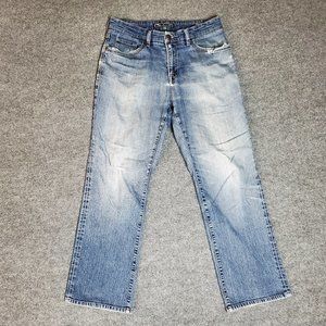 34 Heritage Charisma 34x30 (Meas 32x29 11.5" Rise) Med Wash *Worn* Jeans A13